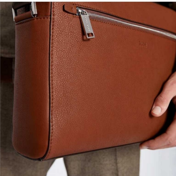 Messenger bag leather italian - Picture 2 of 4